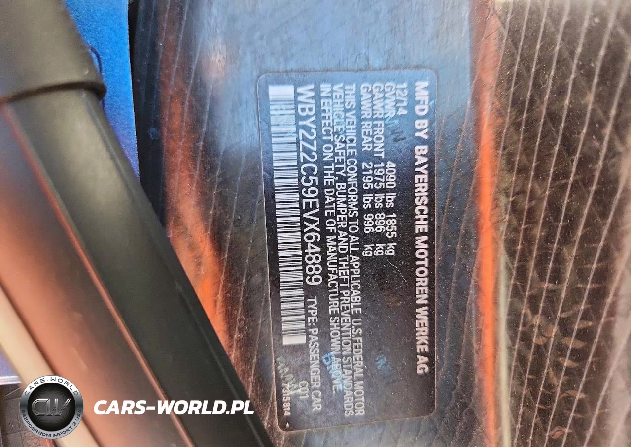2014 BMW I8 VIN:WBY2Z2C59EVX64889 - 12