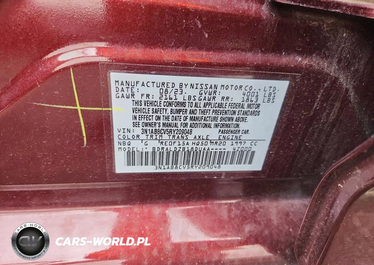 2024 Nissan Sentra Sv VIN:3N1AB8CV5RY209048 - 12