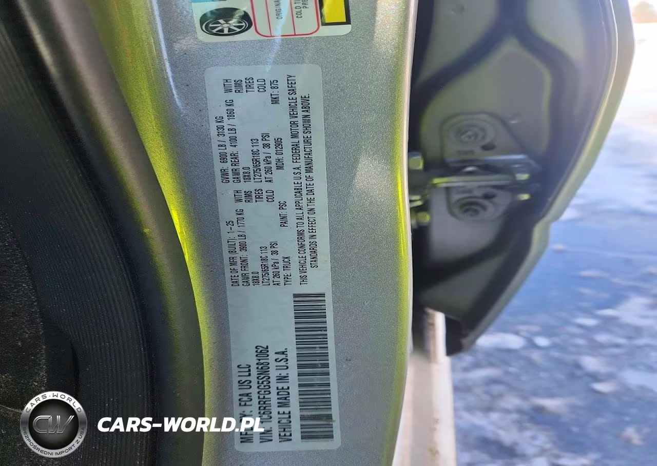 2025 Ram 1500 Tradesman VIN:1C6RRFGG5SN681062 - 12