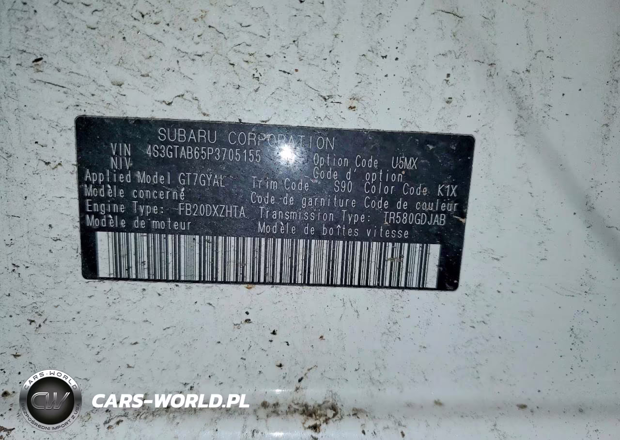2023 Subaru Impreza VIN:4S3GTAB65P3705155 - 13