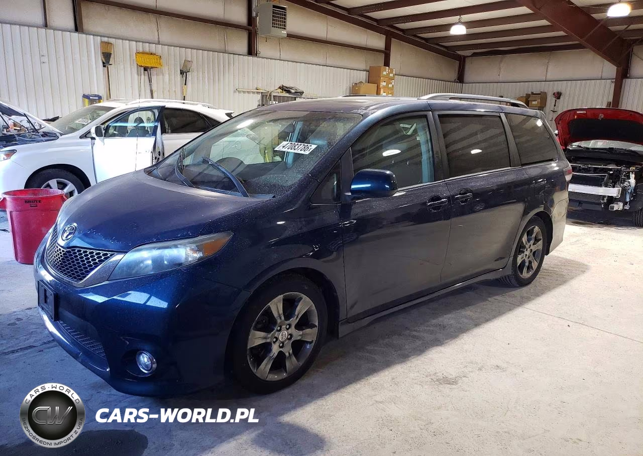 2011 Toyota Sienna Se 8-Passenger VIN:5TDXK3DC9BS116697 - 1