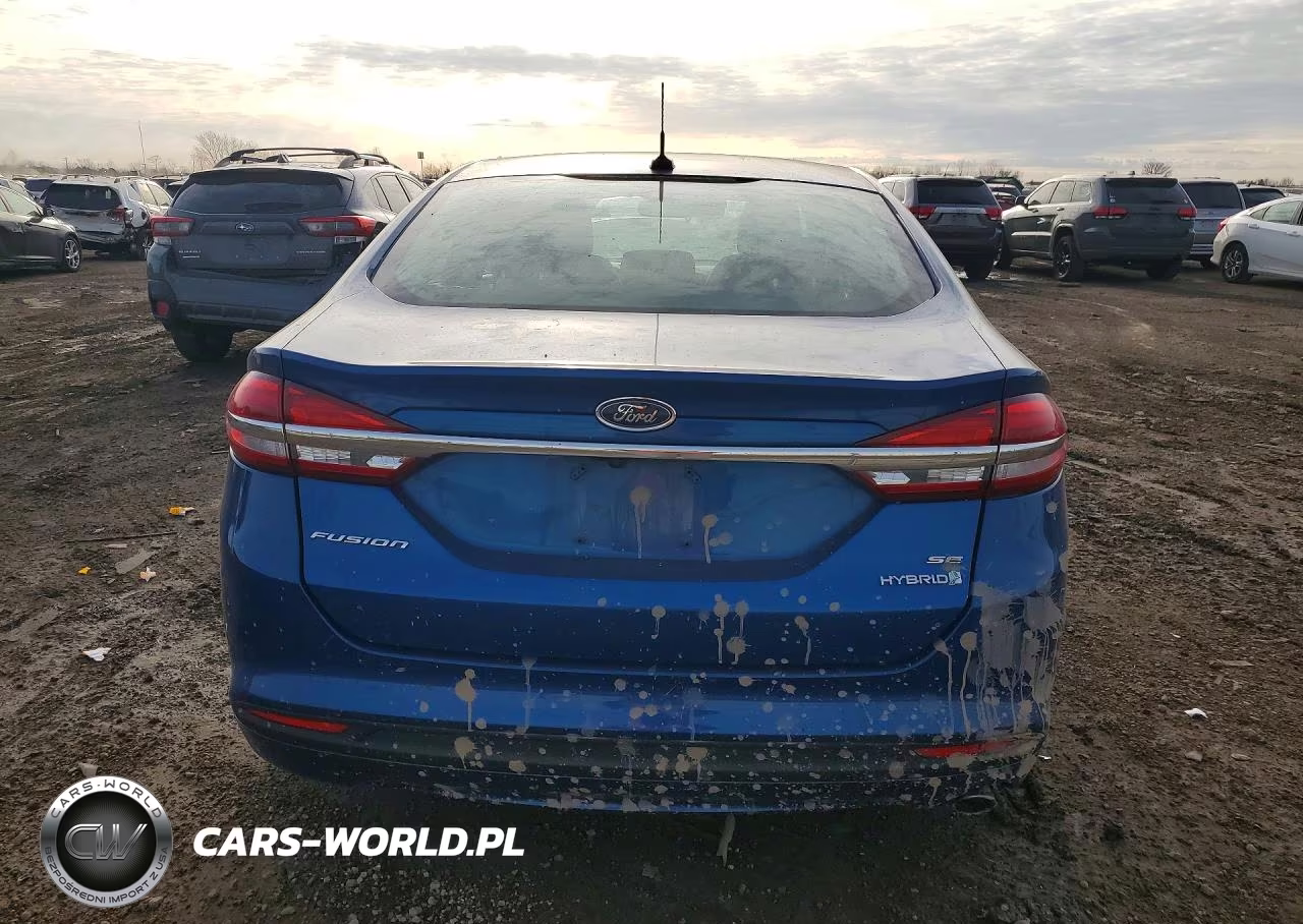 2017 Ford Fusion Se Hybrid VIN:3FA6P0LU8HR400507 - 6