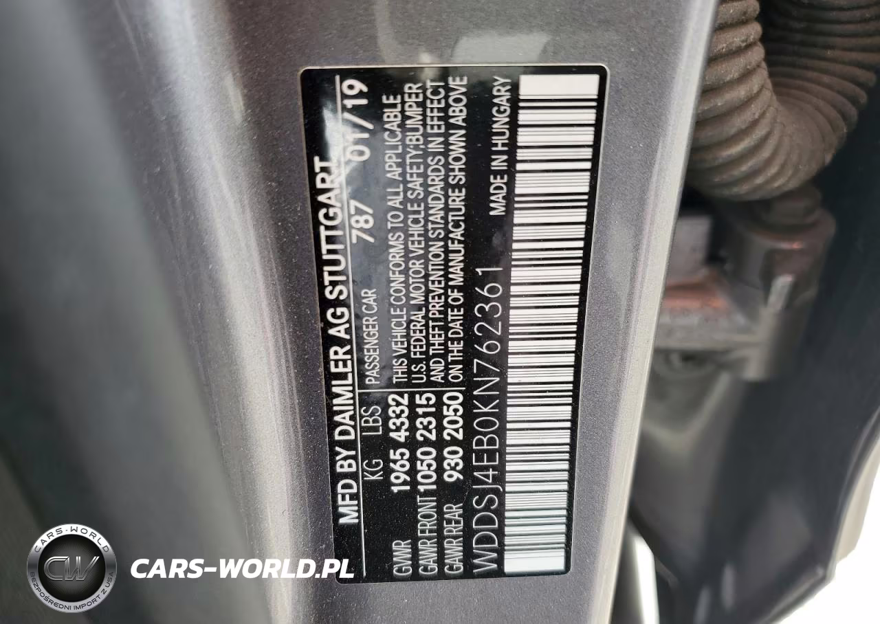 2019 Mercedes Benz Cla 250 VIN:WDDSJ4EB0KN762361 - 12