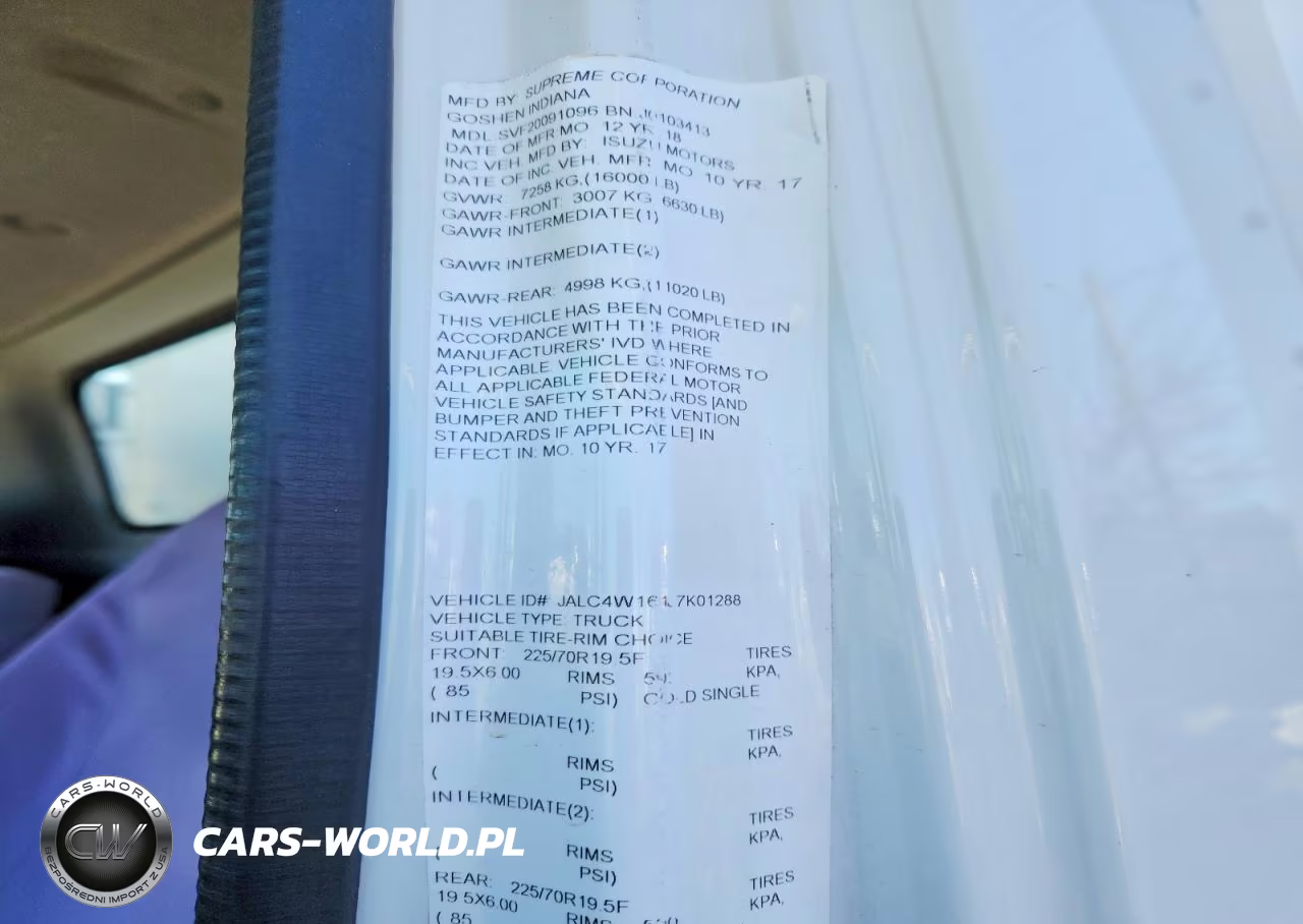 2018 Isuzu Npr Xd VIN:JALC4W161J7K01288 - 12
