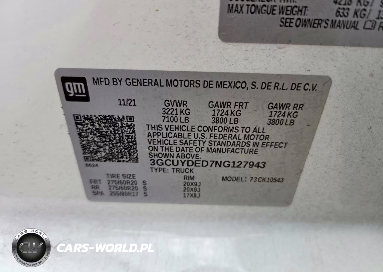 2022 Chevrolet Silverado Ltd K1500 Lt VIN:3GCUYDED7NG127943 - 13