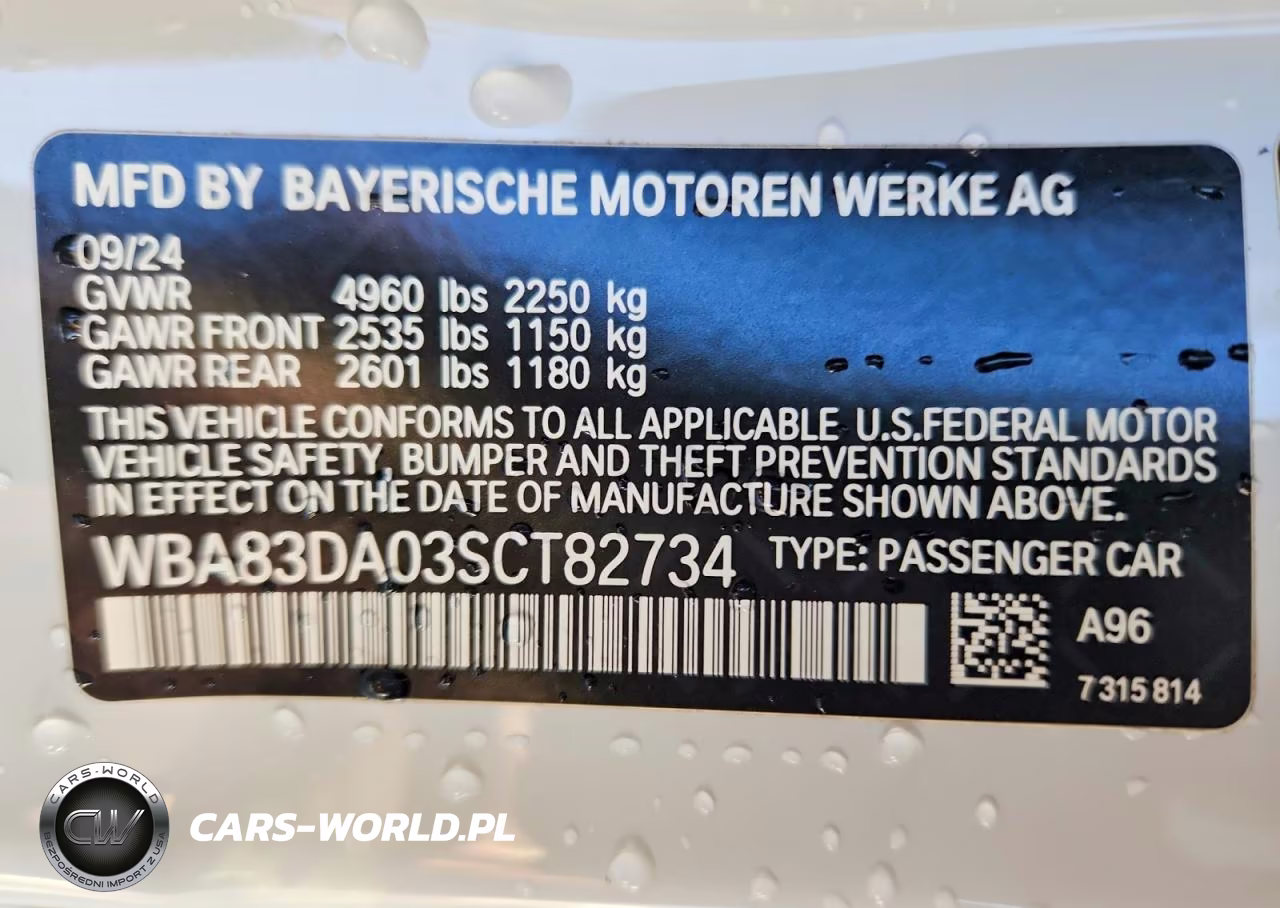 2025 BMW M440Xi VIN:WBA83DA03SCT82734 - 12