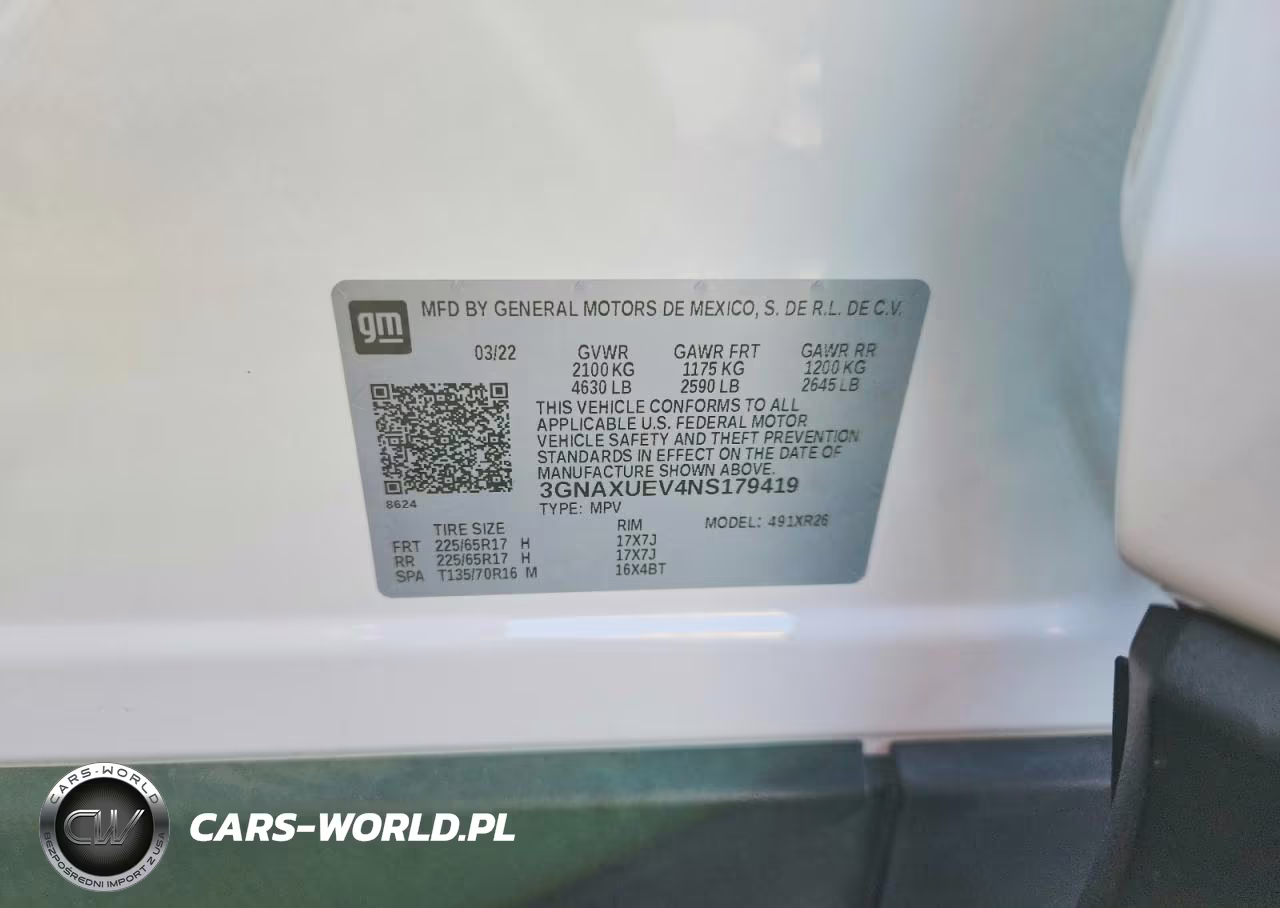 2022 Chevrolet Equinox Lt VIN:3GNAXUEV4NS179419 - 12