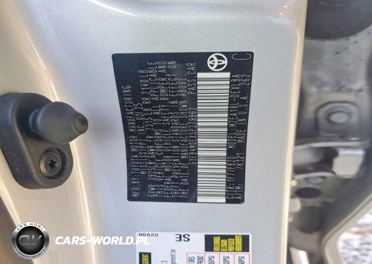 2025 Toyota Corolla Le VIN:5YFB4MDEXSP279962 - 12