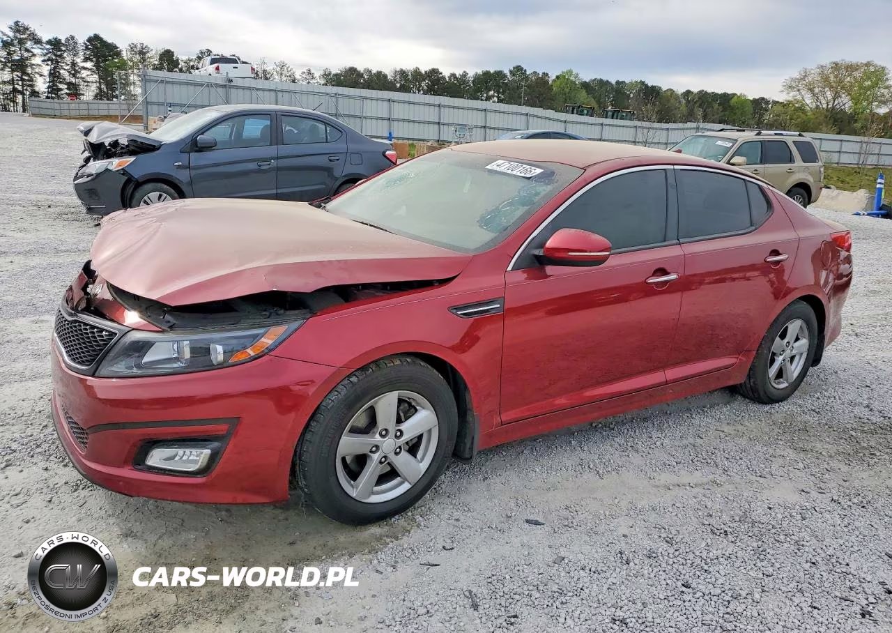 2015 Kia Optima Lx VIN:5XXGM4A75FG376660 - 1
