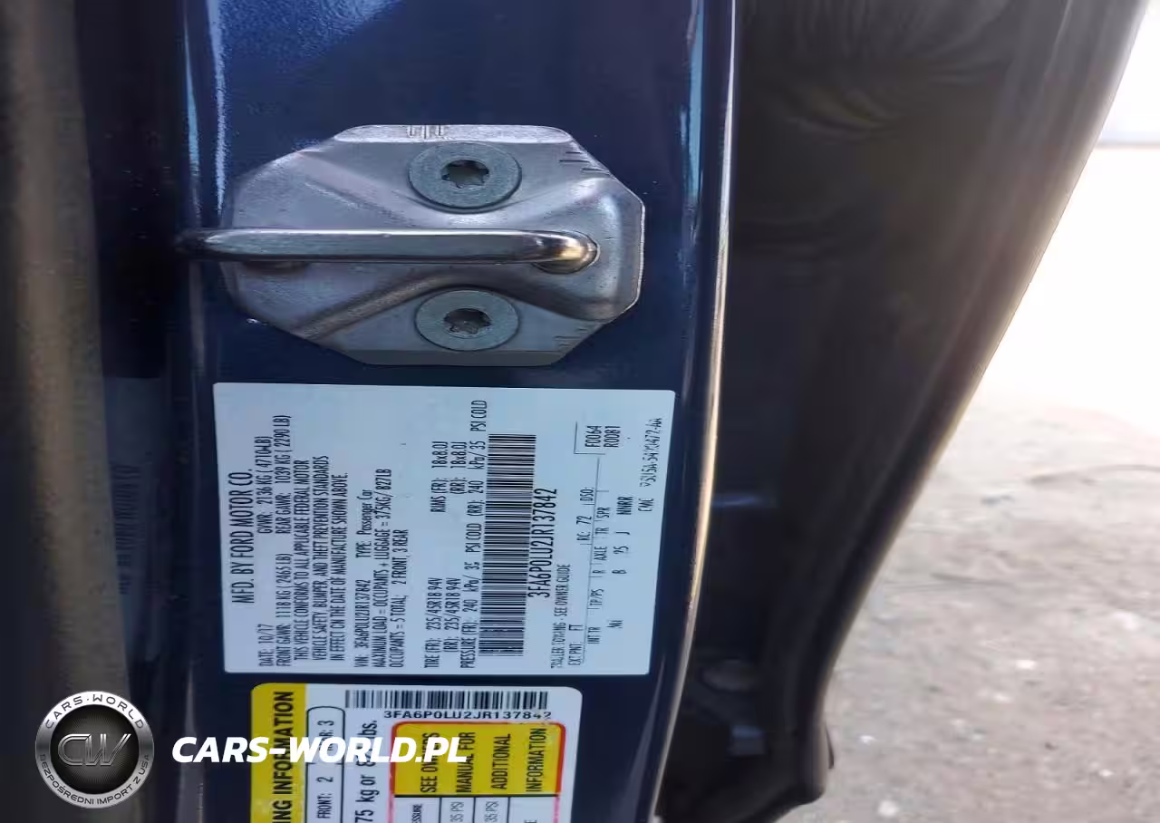2018 Ford Fusion Se Hybrid VIN:3FA6P0LU2JR137842 - 12