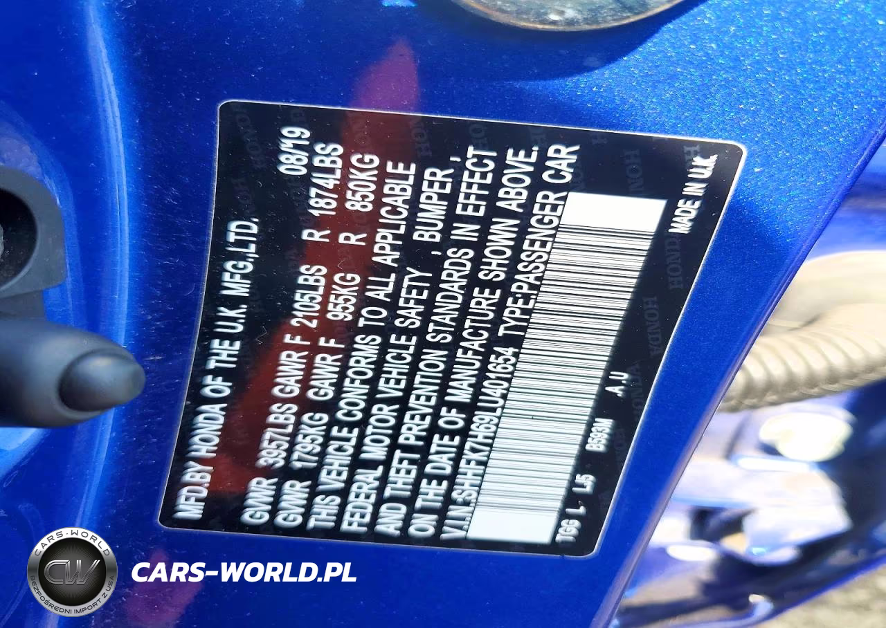 2020 Honda Civic Ex VIN:SHHFK7H69LU401654 - 12