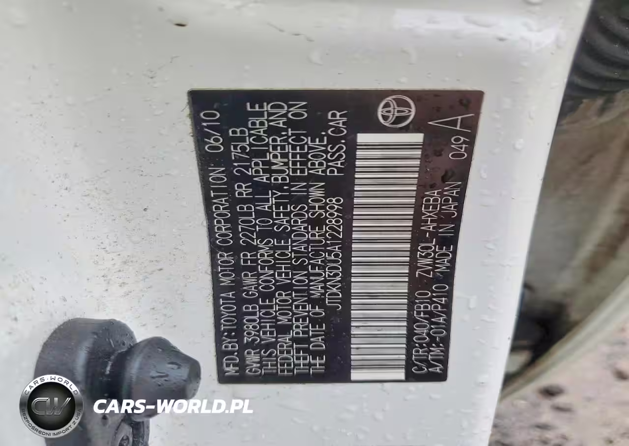 2010 Toyota Prius I VIN:JTDKN3DU5A1228998 - 12