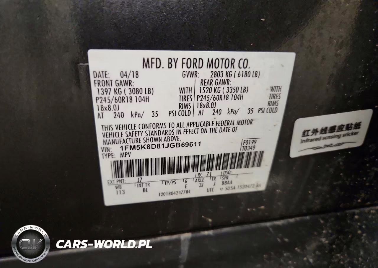 2018 Ford Explorer Xlt VIN:1FM5K8D81JGB69611 - 13