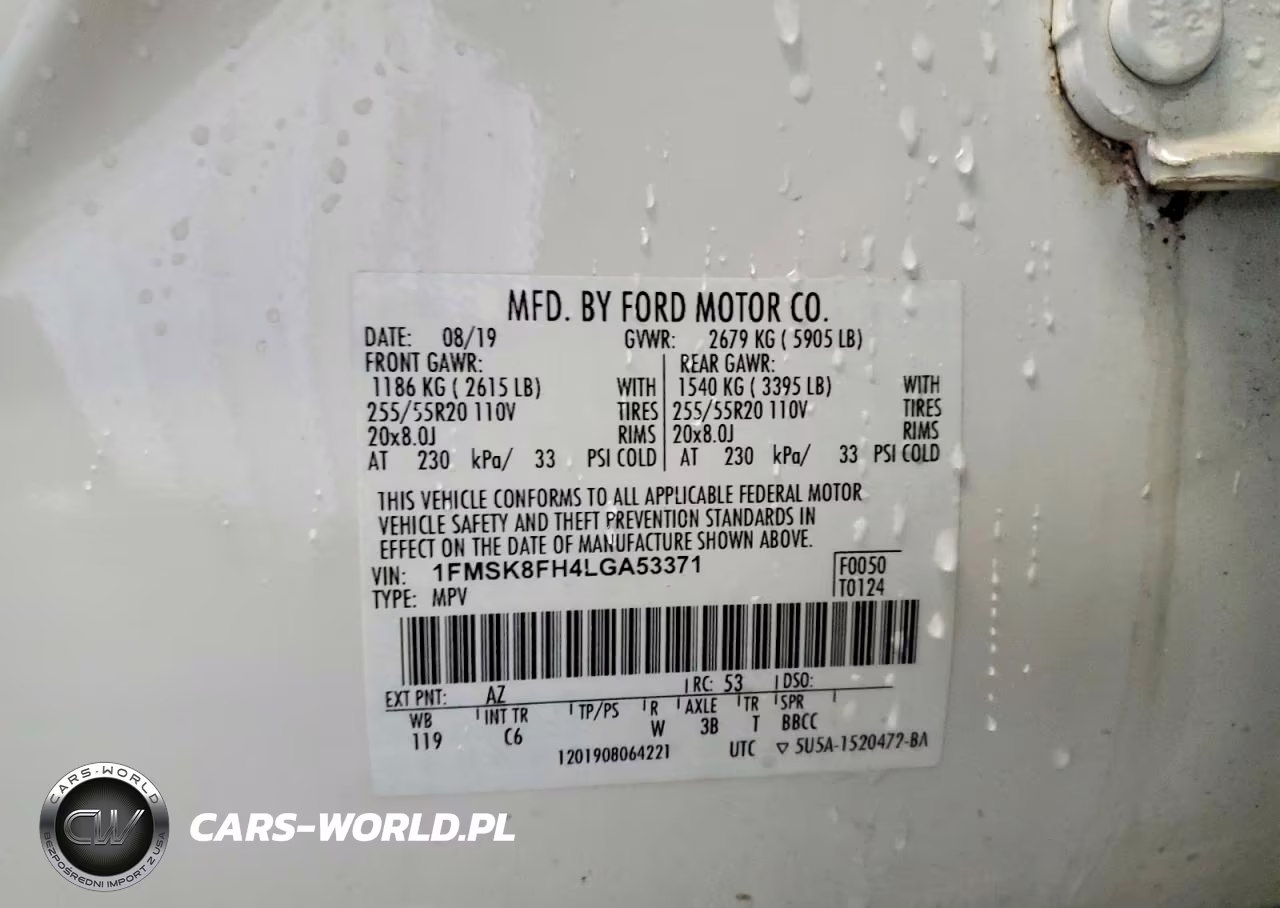 2020 Ford Explorer Limited VIN:1FMSK8FH4LGA53371 - 13