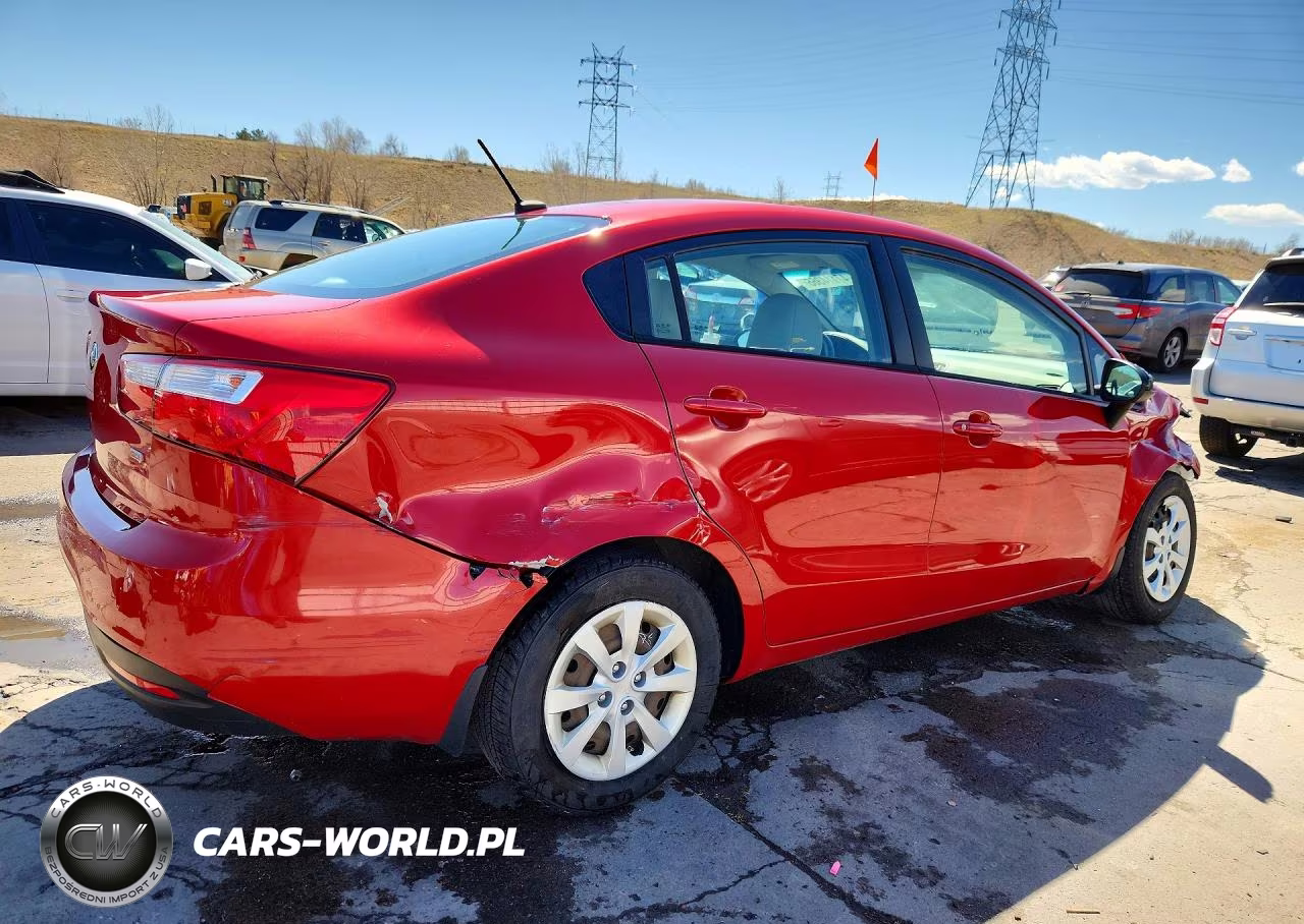 2013 Kia Rio Lx VIN:KNADM4A35D6309985 - 3