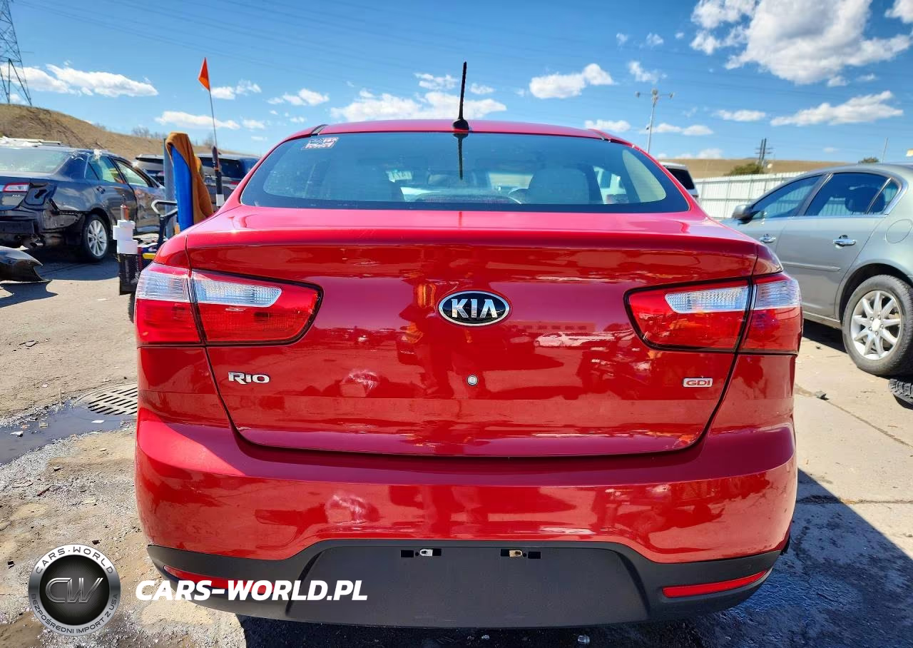 2013 Kia Rio Lx VIN:KNADM4A35D6309985 - 6