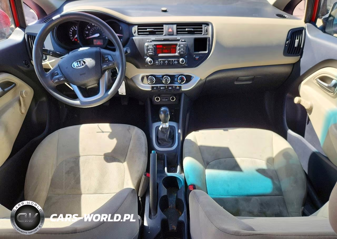 2013 Kia Rio Lx VIN:KNADM4A35D6309985 - 8