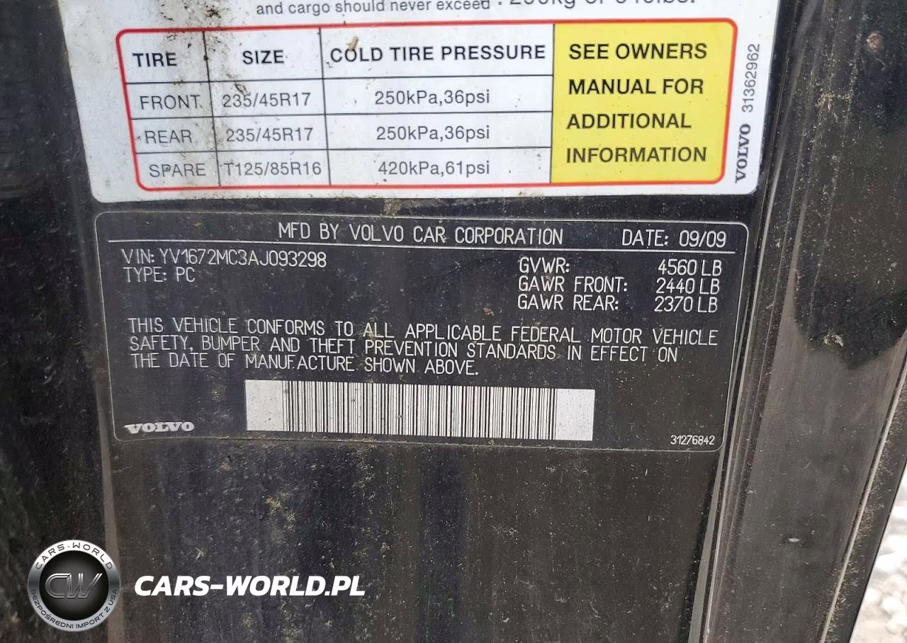 2011 Volvo C70 T5 VIN:YV1672MC3AJ093298 - 12