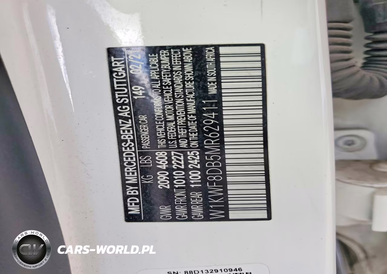 2021 Mercedes-Benz C 300 VIN:W1KWF8DB5MR629411 - 13