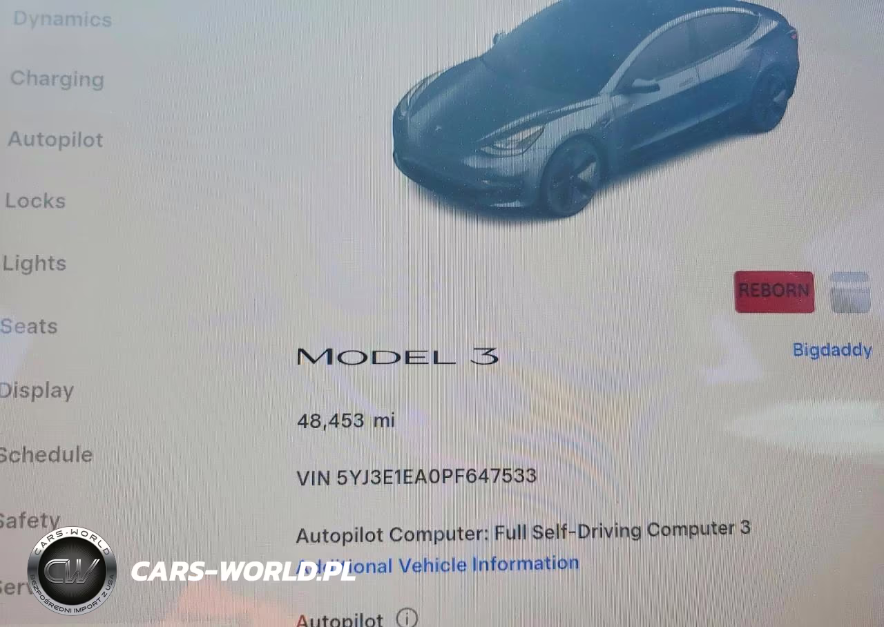 2023 Tesla Model 3 VIN:5YJ3E1EA0PF647533 - 9