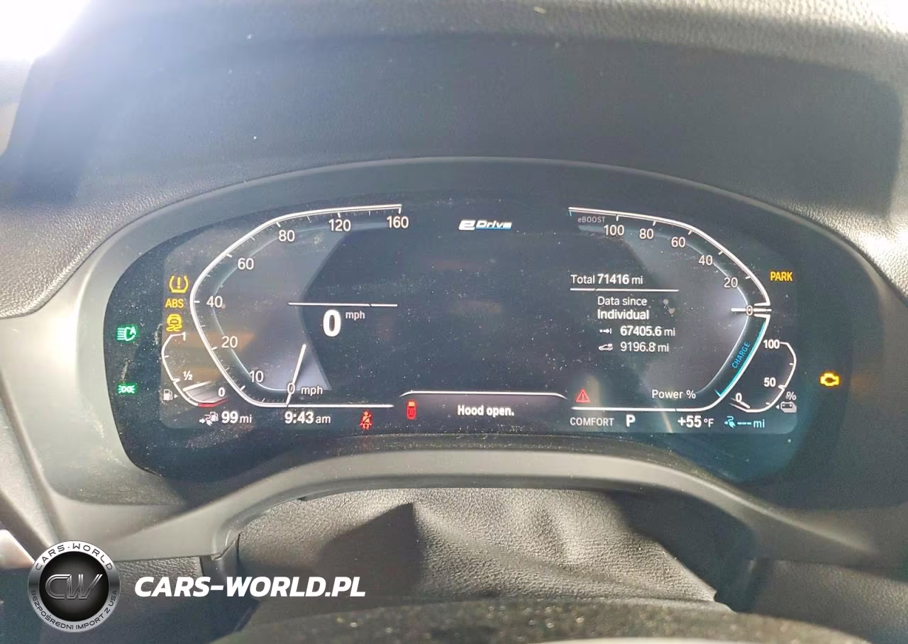 2021 BMW X3 xDrive30E VIN:5UXTS1C02M9E84281 - 9