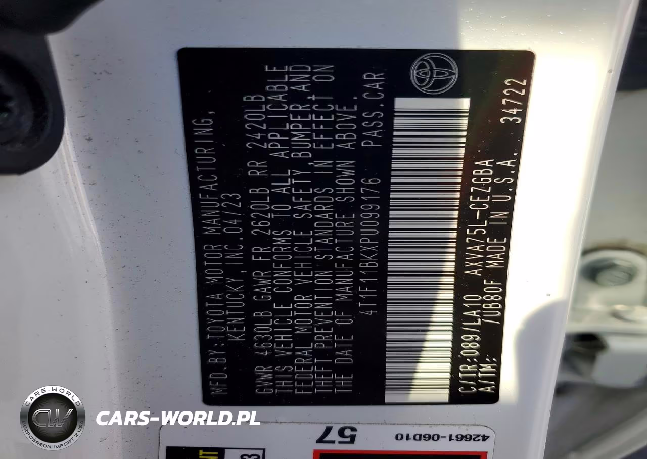 2023 Toyota Camry Xle VIN:4T1F11BKXPU099176 - 13