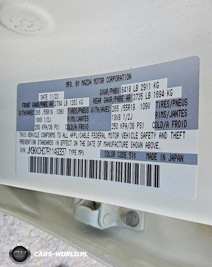2024 Mazda Cx-90 Preferred Plus VIN:JM3KKCHD7R1149337 - 14
