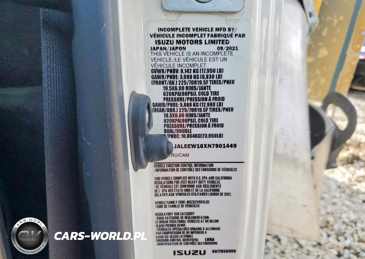 2022 Chevrolet 5500Hd Refrigerated Box Truck VIN:JALEEW16XN7901449 - 13