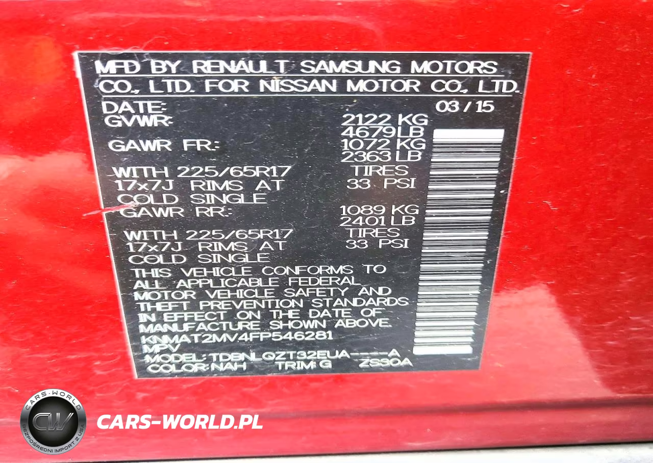 2015 Nissan Rogue Sv VIN:KNMAT2MV4FP546281 - 13