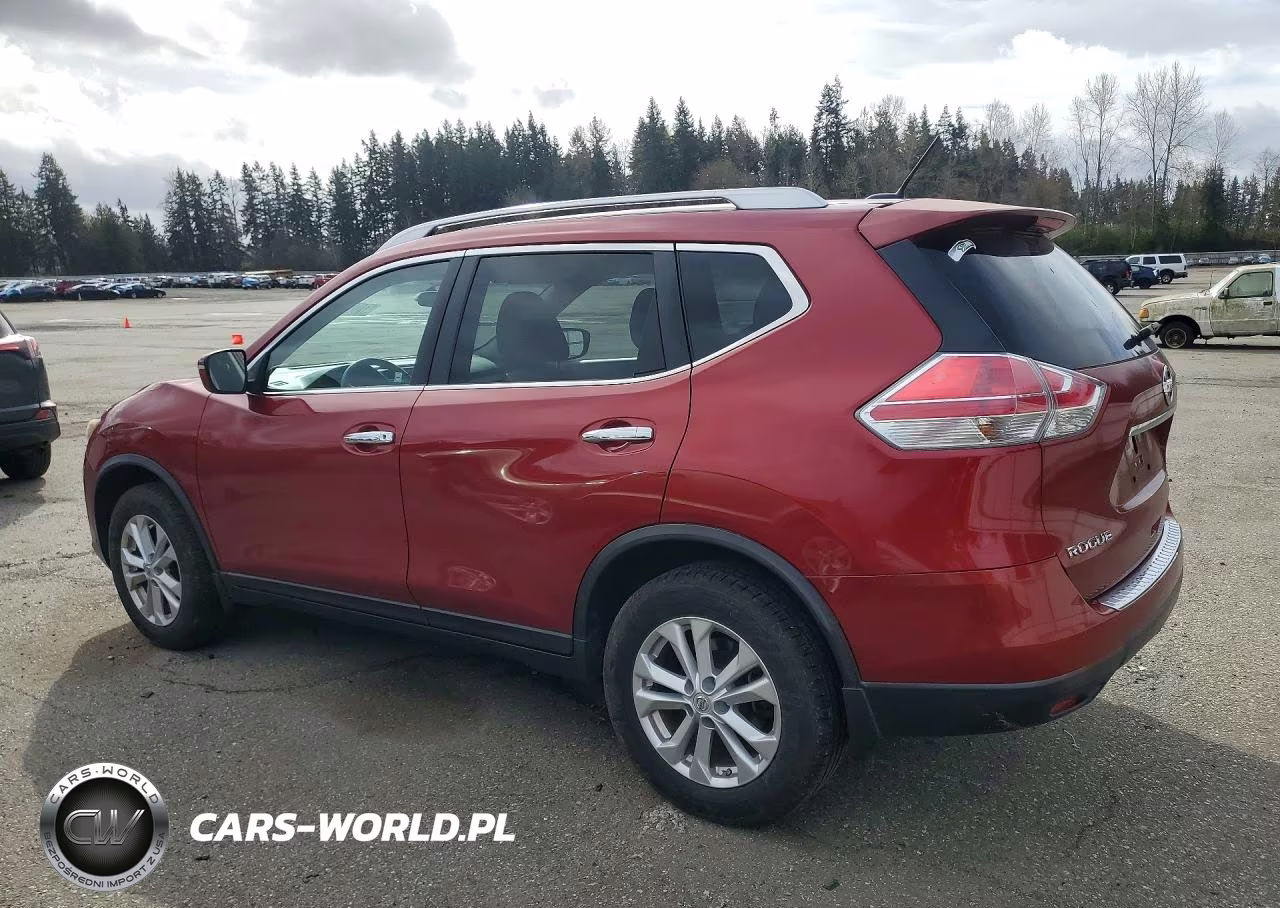 2015 Nissan Rogue Sv VIN:KNMAT2MV4FP546281 - 2