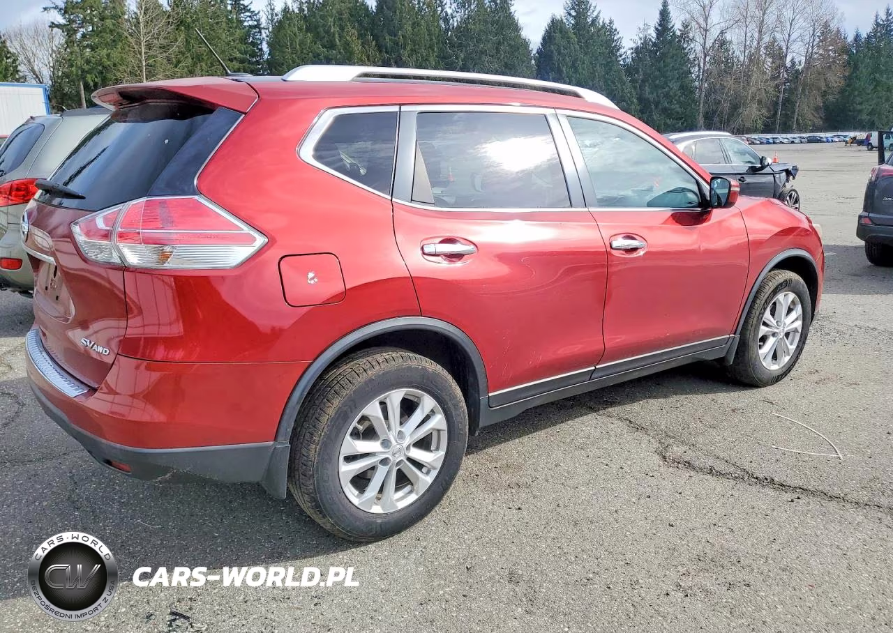 2015 Nissan Rogue Sv VIN:KNMAT2MV4FP546281 - 3
