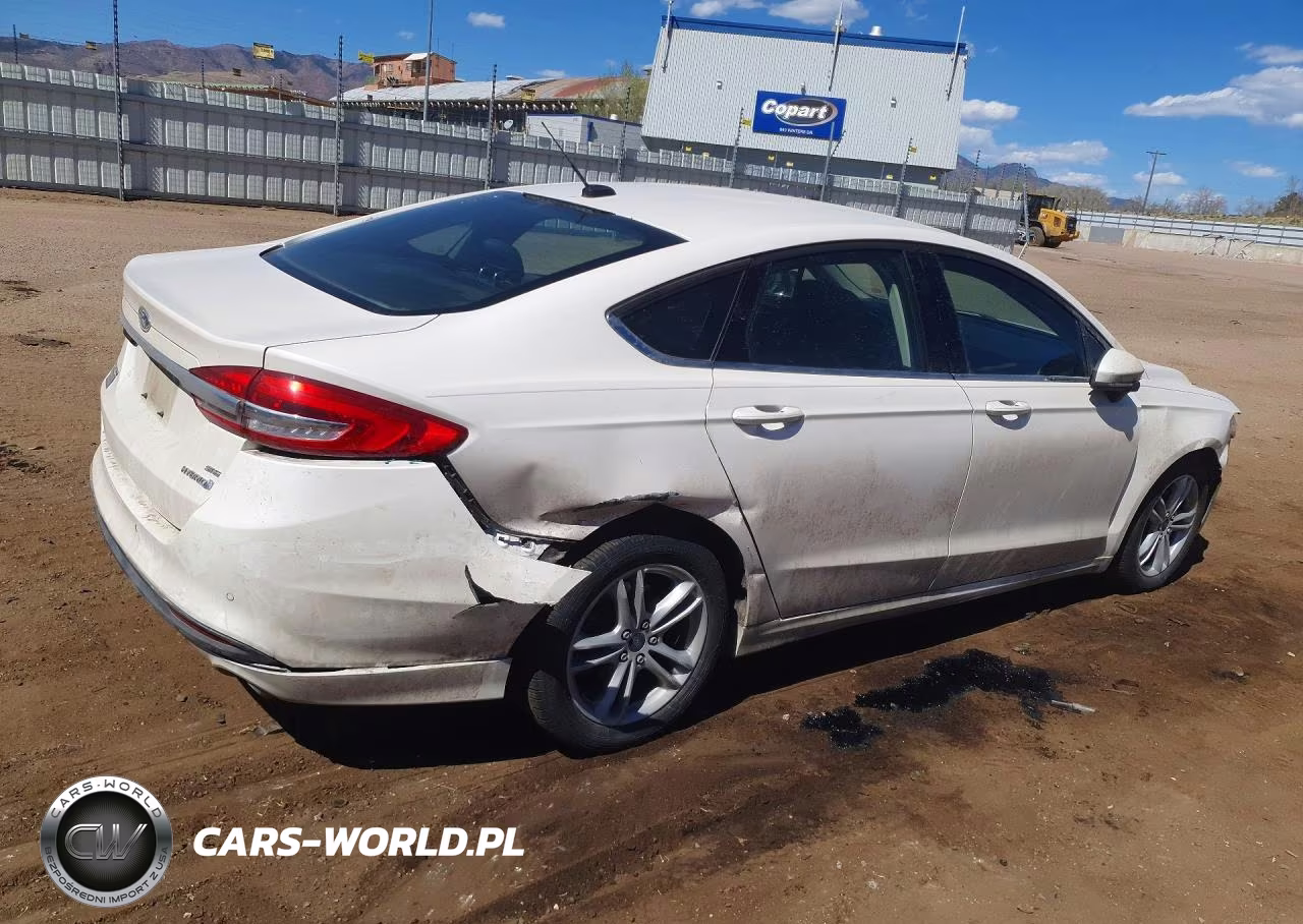 2018 Ford Fusion Se Hybrid VIN:3FA6P0LU5JR265346 - 3