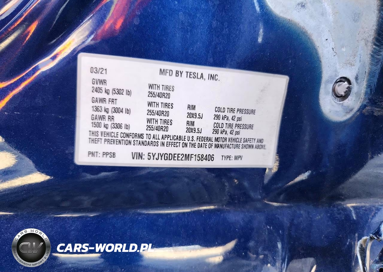 2021 Tesla Model Y VIN:5YJYGDEE2MF158406 - 13