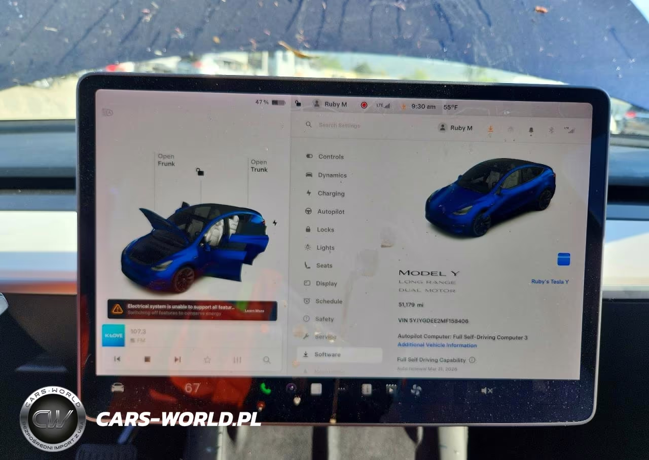 2021 Tesla Model Y VIN:5YJYGDEE2MF158406 - 9