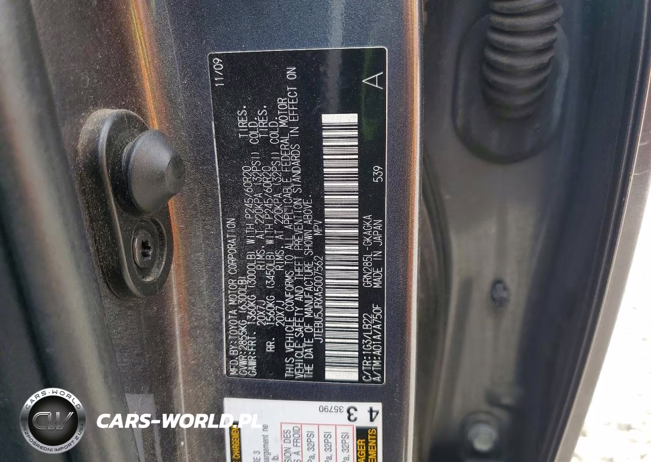 2010 Toyota 4Runner Limited VIN:JTEBU5JRXA5007562 - 14