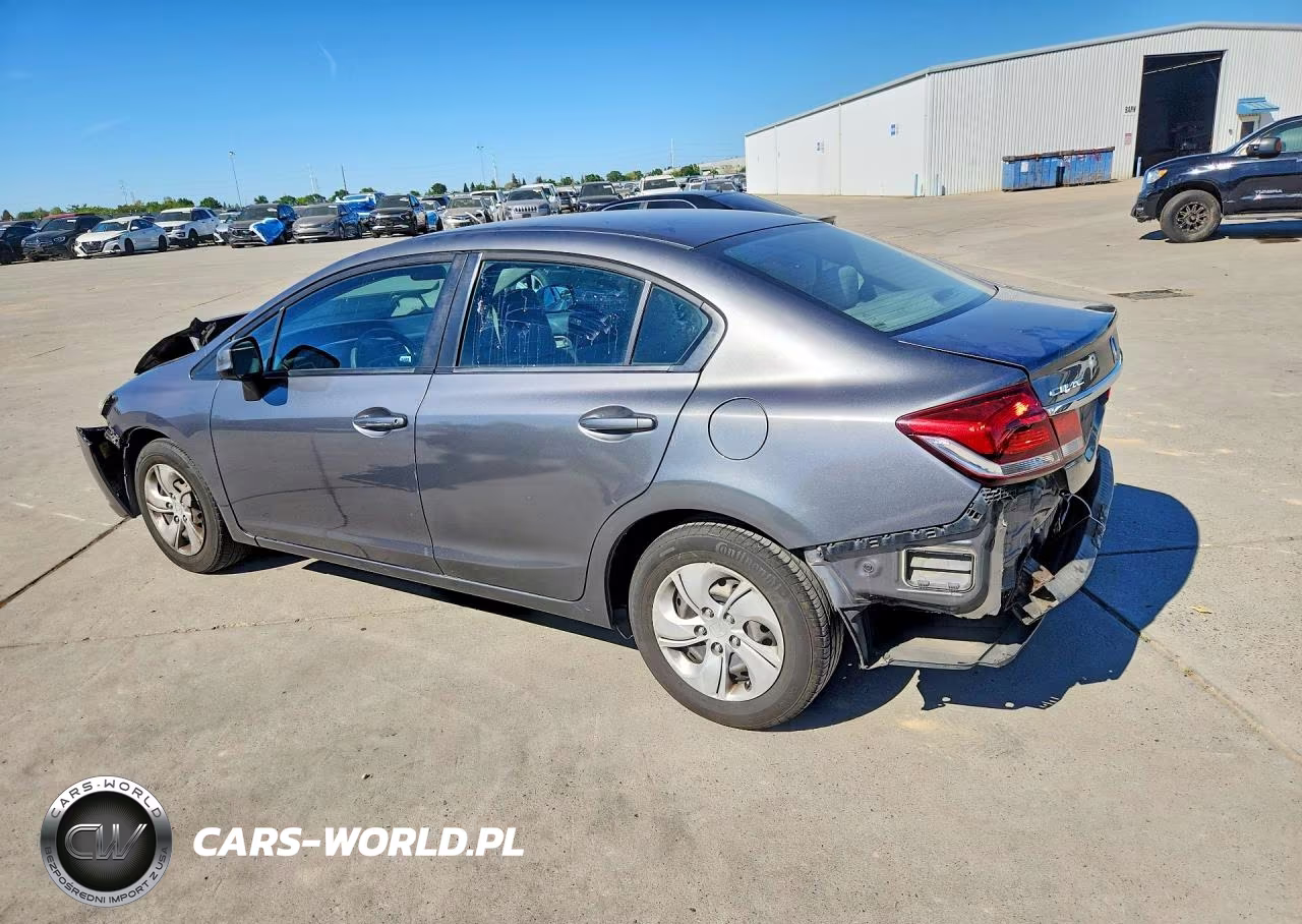 2013 Honda Civic Lx VIN:19XFB2F57DE272657 - 2