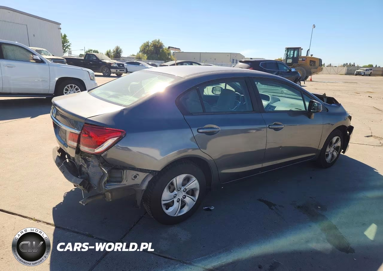 2013 Honda Civic Lx VIN:19XFB2F57DE272657 - 3
