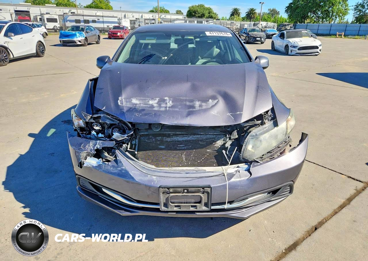 2013 Honda Civic Lx VIN:19XFB2F57DE272657 - 5