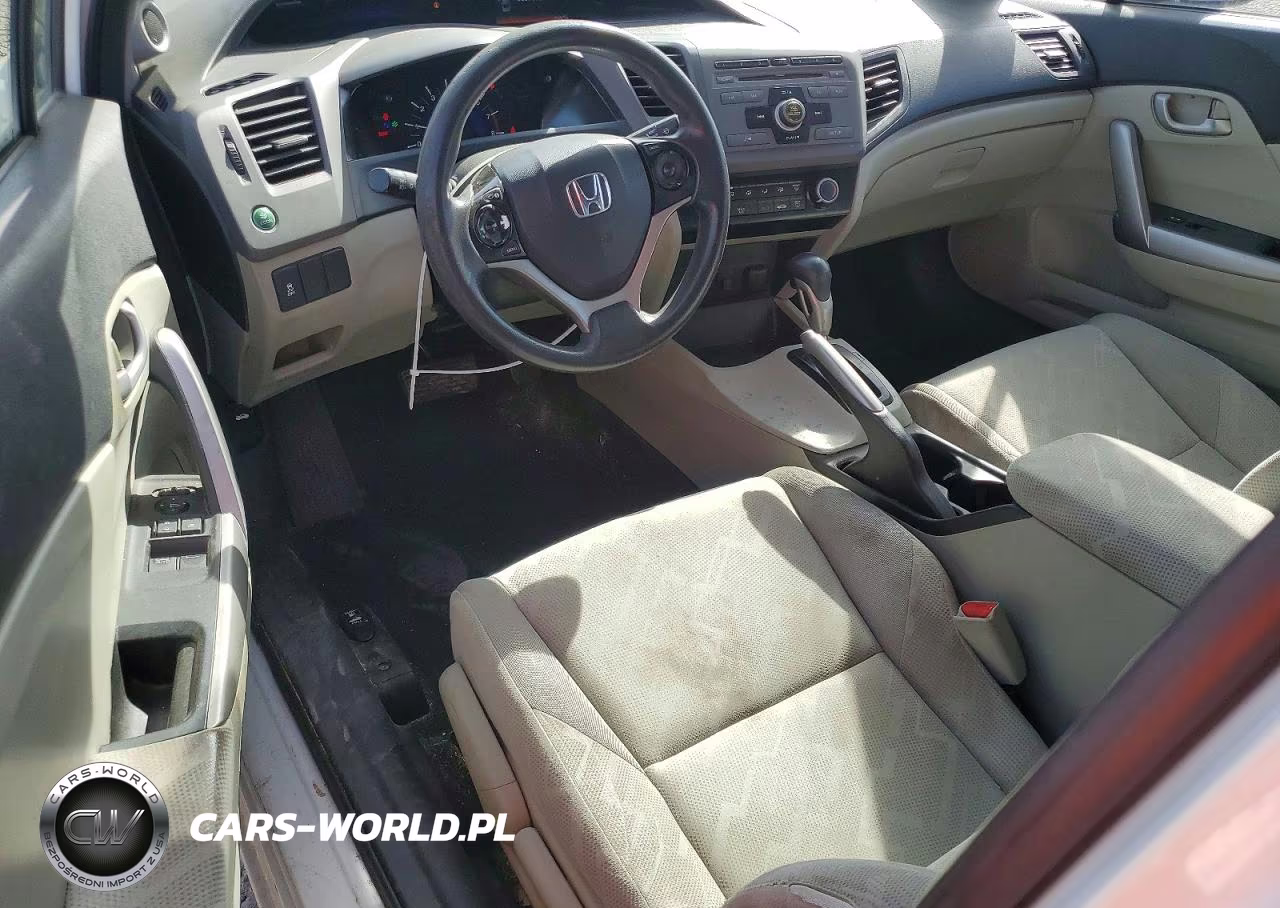 2012 Honda Civic Lx VIN:2HGFG3B52CH555002 - 8