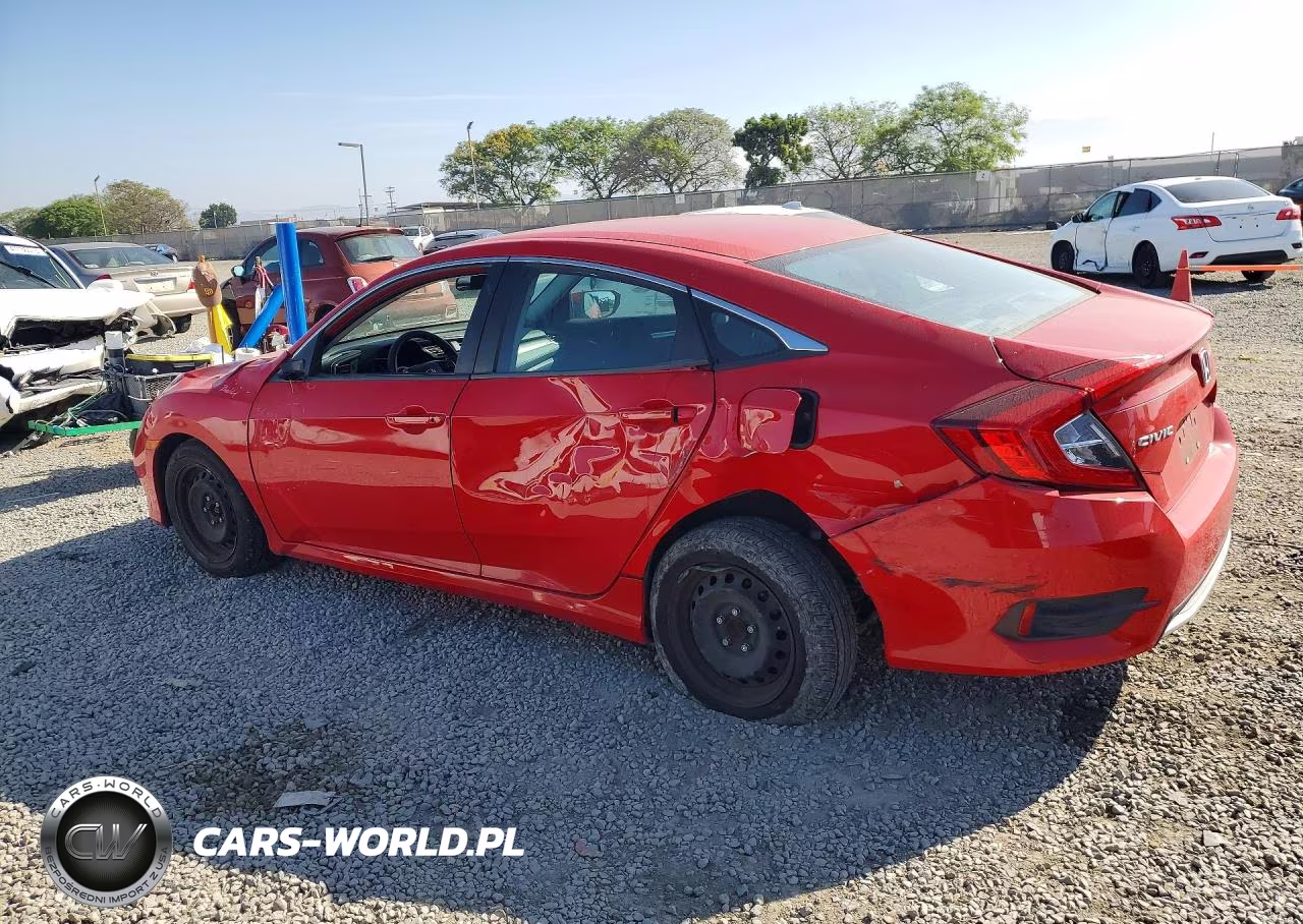 2019 Honda Civic Lx VIN:2HGFC2F6XKH530484 - 2