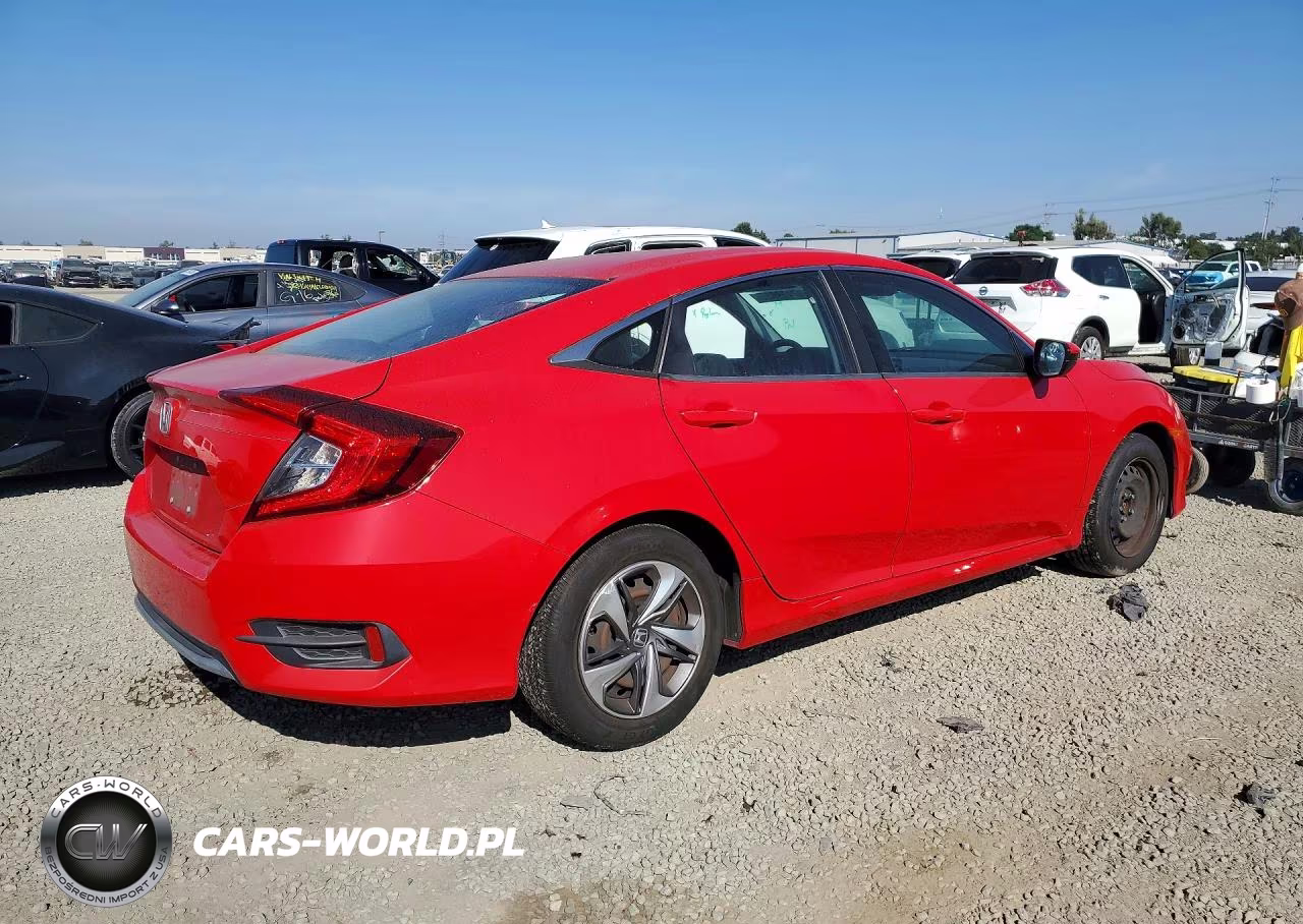 2019 Honda Civic Lx VIN:2HGFC2F6XKH530484 - 3