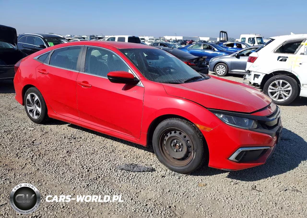 2019 Honda Civic Lx VIN:2HGFC2F6XKH530484 - 4