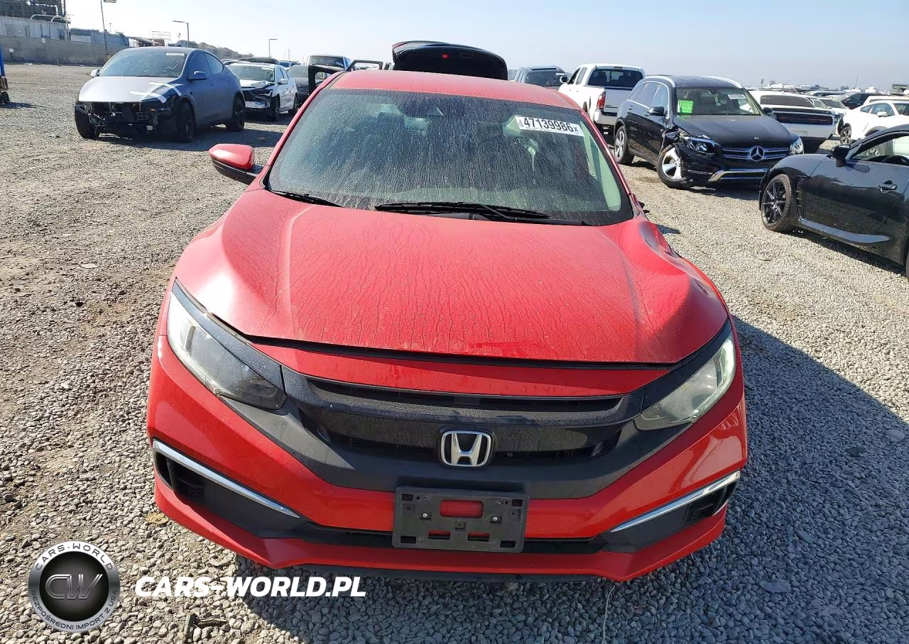 2019 Honda Civic Lx VIN:2HGFC2F6XKH530484 - 5