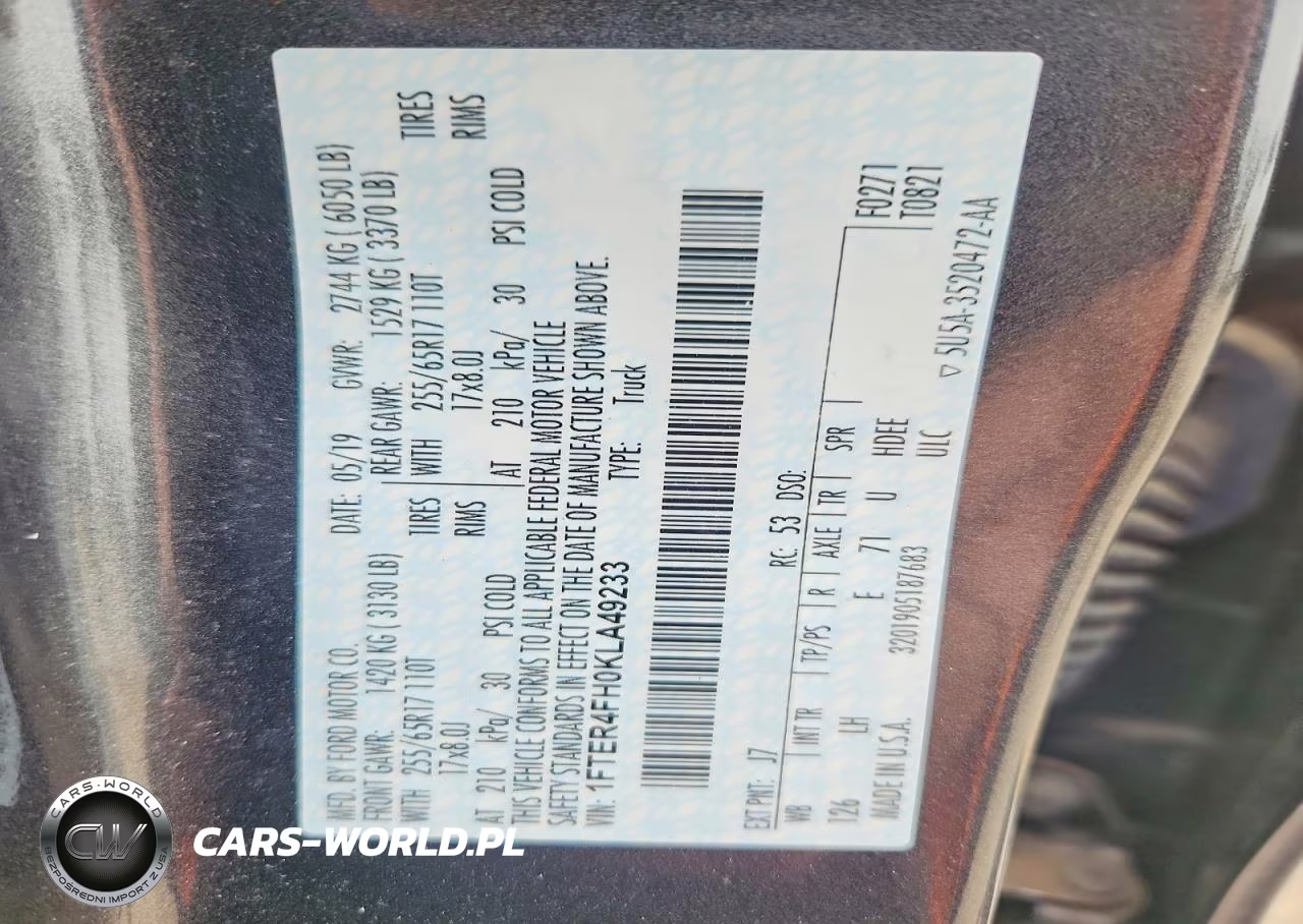 2019 Ford Ranger Xl VIN:1FTER4FH0KLA49233 - 12