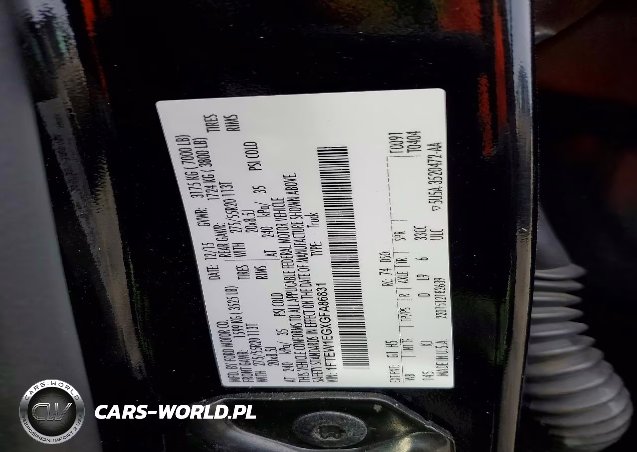 2016 Ford F150 Supercrew VIN:1FTEW1EGXGFA86831 - 12