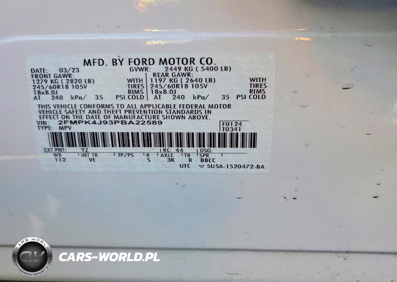 2023 Ford Edge Sel VIN:2FMPK4J93PBA22589 - 13