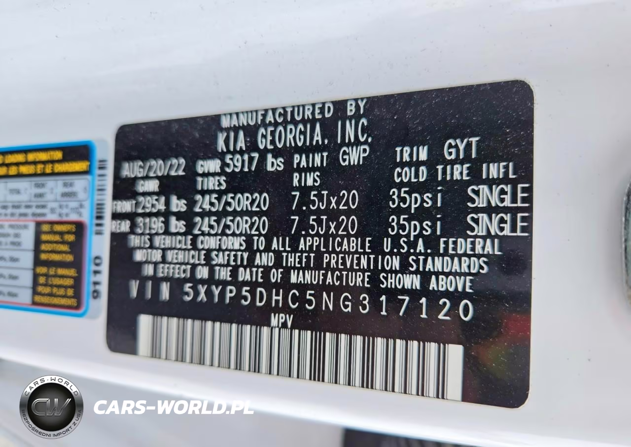 2022 Kia Telluride Sx VIN:5XYP5DHC5NG317120 - 14