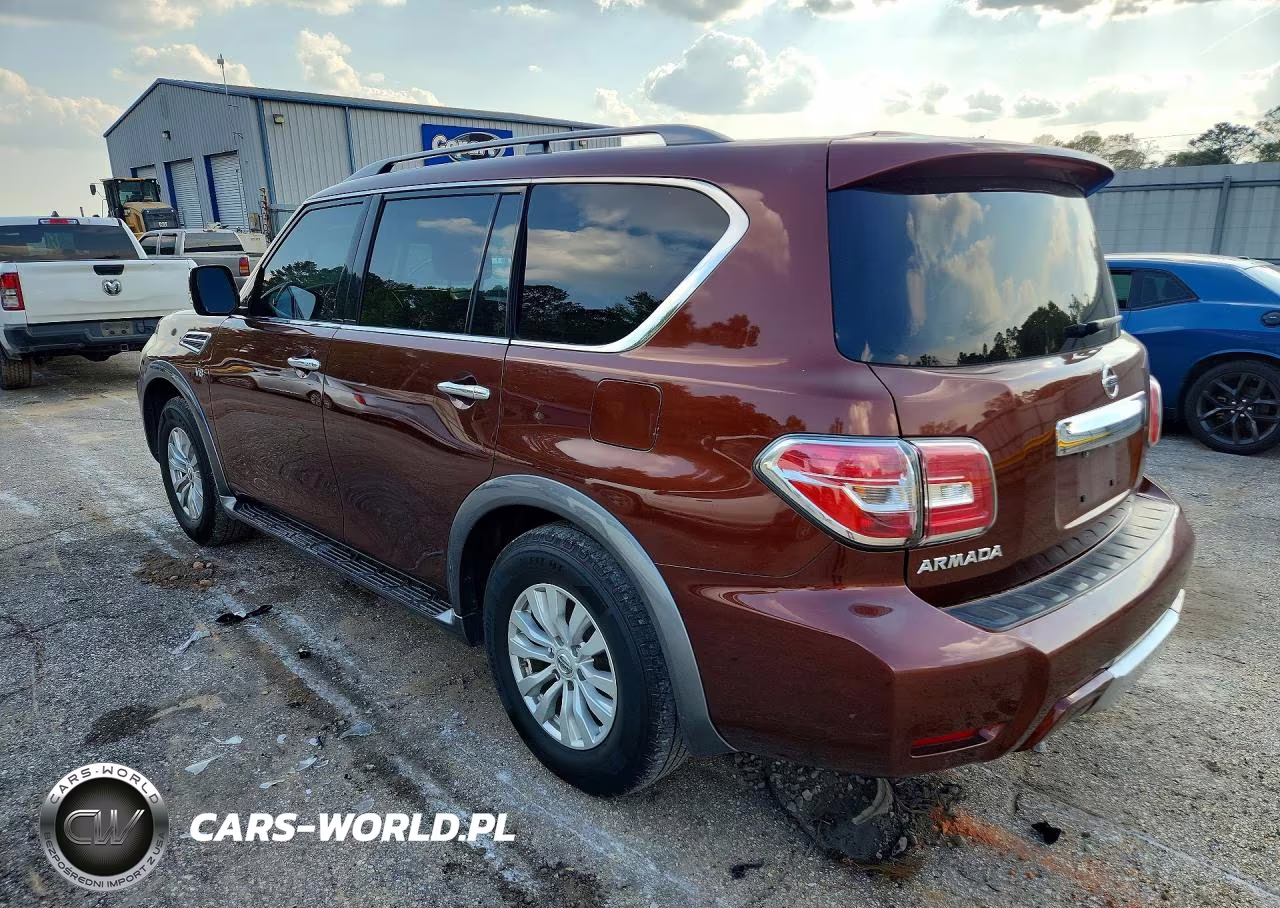 2017 Nissan Armada Sv VIN:JN8AY2ND1H9000668 - 2