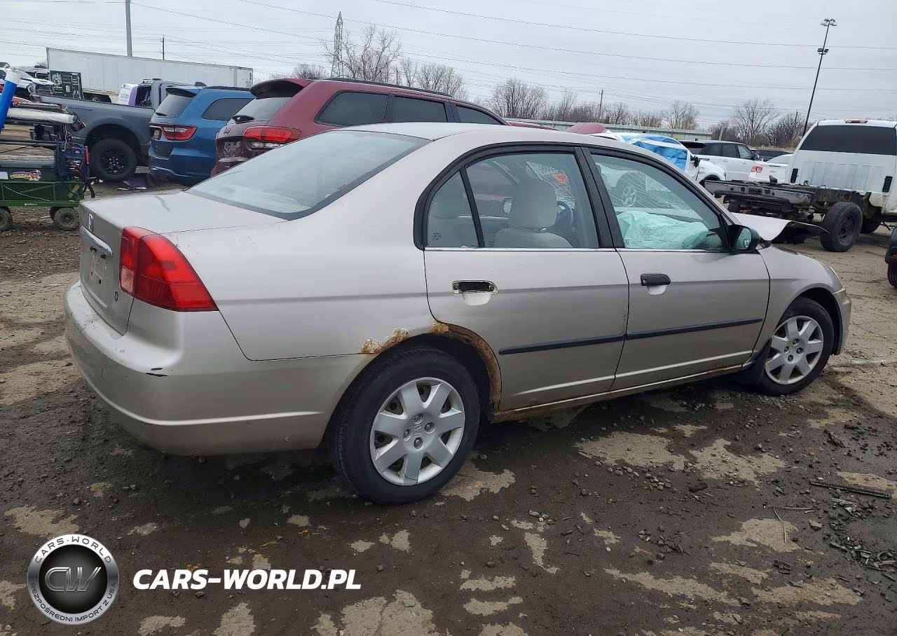 2001 Honda Civic Dx VIN:2HGES16301H927652 - 3
