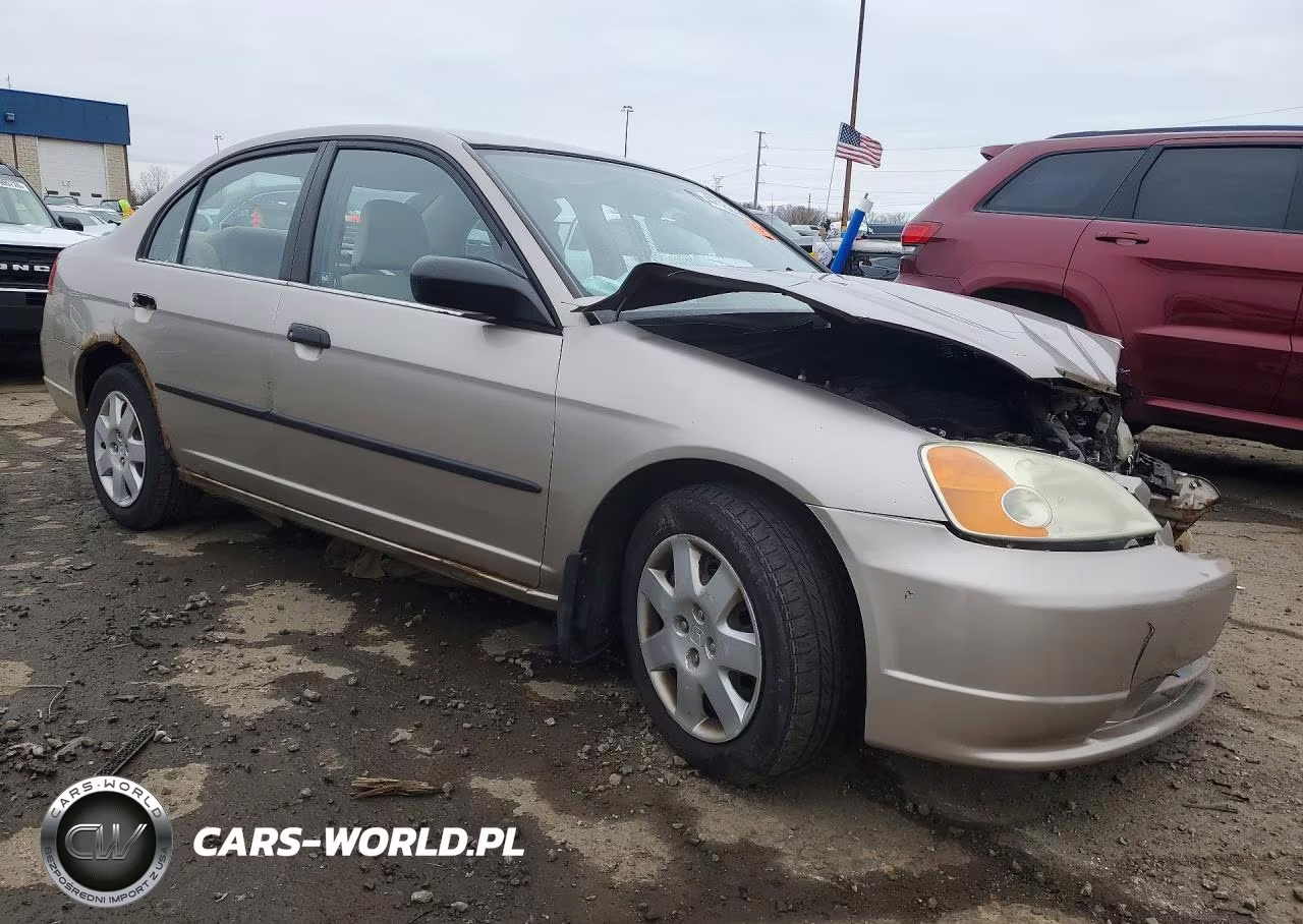 2001 Honda Civic Dx VIN:2HGES16301H927652 - 4